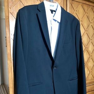 Men’s 2 Piece Suit - tailored fit, navy, Ital Wool